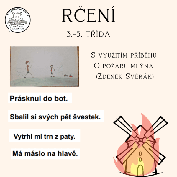 Rčení – hravá hodina