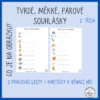 Tvrdé, měkké a párové souhlásky