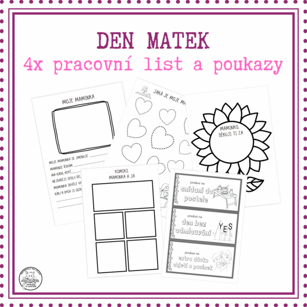 Den matek -pracovní listy