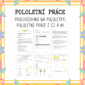 Pololetní práce